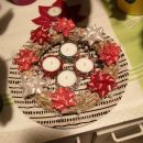 svečke reciklaža za lep adventni venček