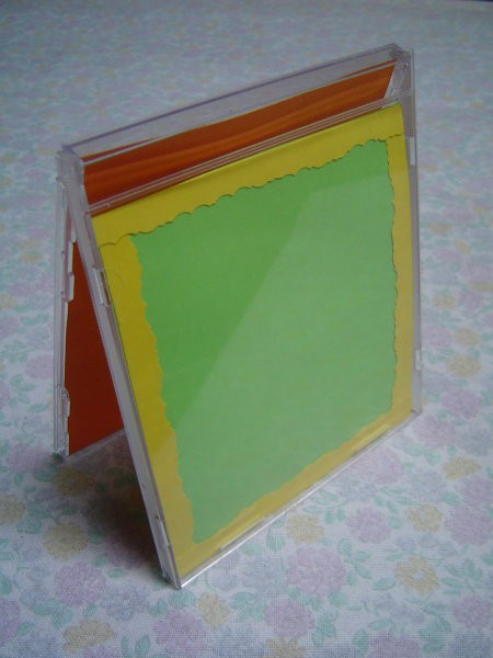 Okvir za sliko iz cd škatlice