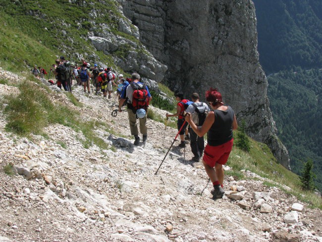 Pohod Vršič-Mala Mojstrovka(2332m)-30.8.08 - foto povečava