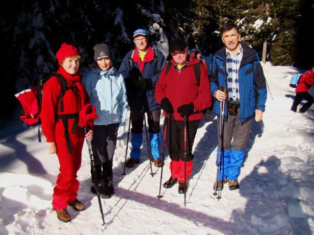 Pohod Rogla-Pesek-Osankarica-Kot (10.1.2009) - foto