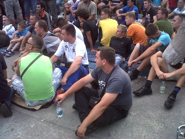Štrajk u Luki Koper ... 29.07 ... 02.08. 2011 - foto