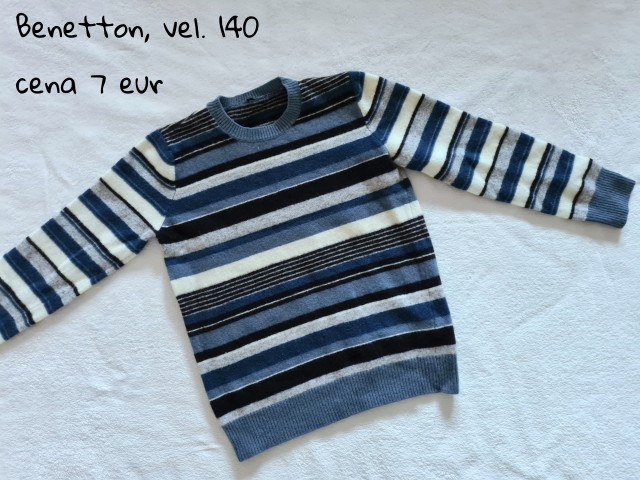Pulover Benetton, vel. 140, cena 7 €