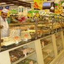 The chef with delicious arabic sweets...of course I bought some :)