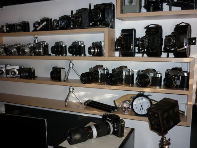 Vintage cameras - kompletna zbirka  - foto