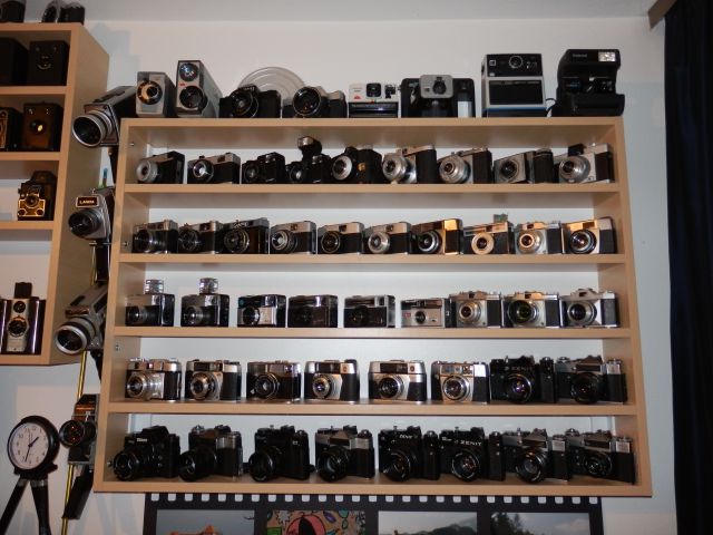 Vintage cameras - kompletna zbirka  - foto