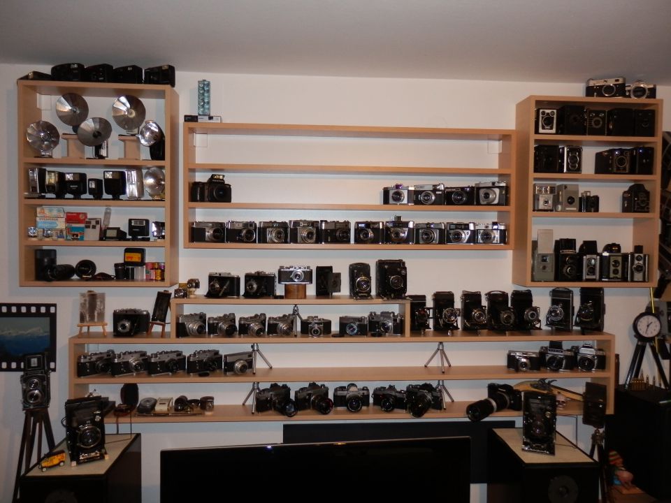 Vintage cameras - kompletna zbirka  - foto povečava