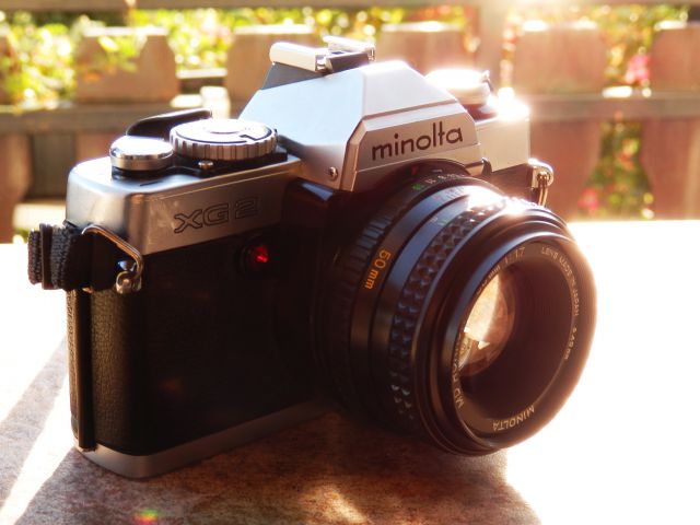 Minolta XG-2 with MD nikkor 50mm f/1,7