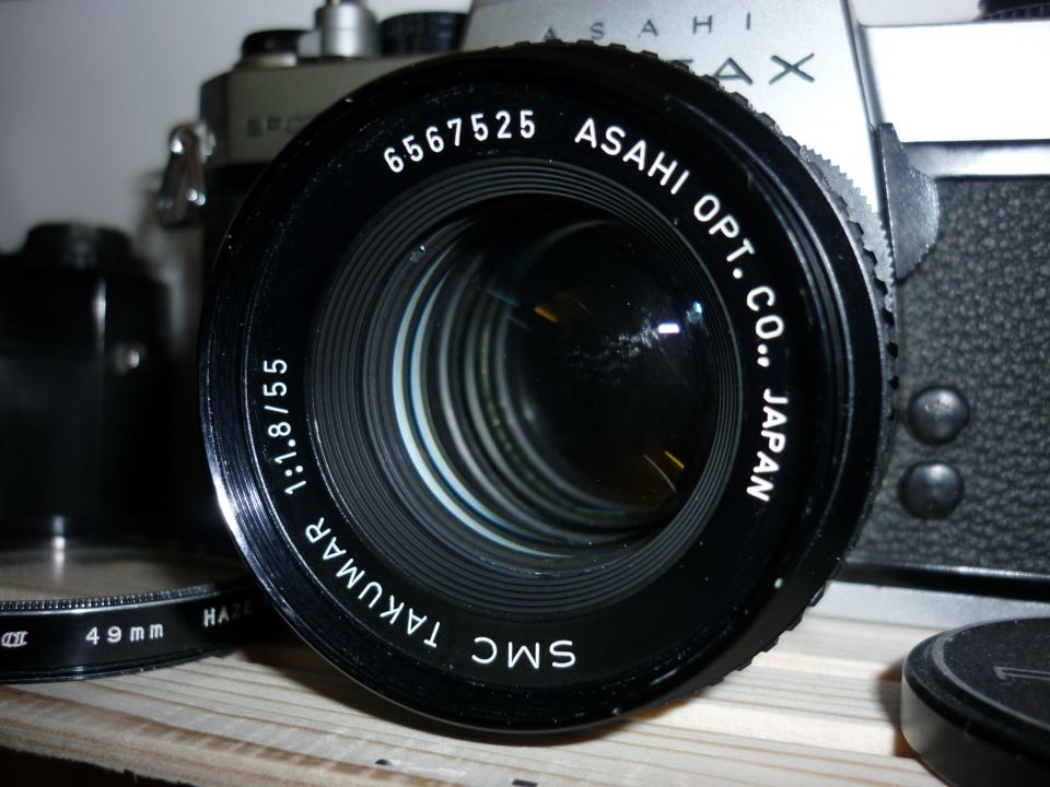 čiščenje objektiva - SMS Takumar 55mm f/1,8 - foto povečava