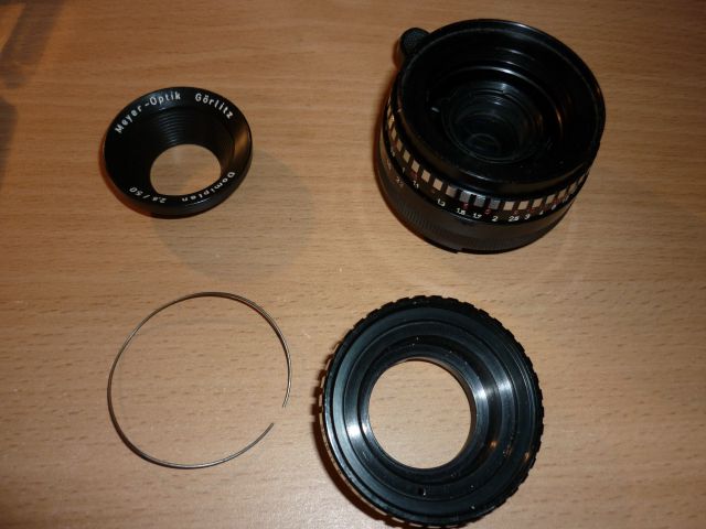 čiščenje objektiva - Domiplan 50mm f/2,8 - foto
