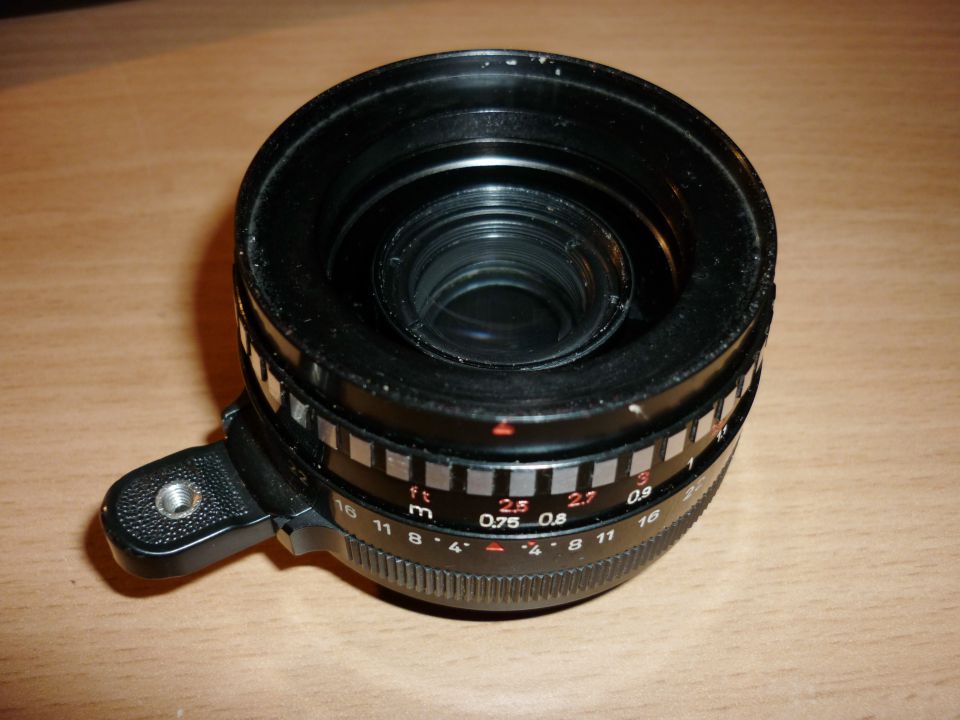 čiščenje objektiva - Domiplan 50mm f/2,8 - foto povečava