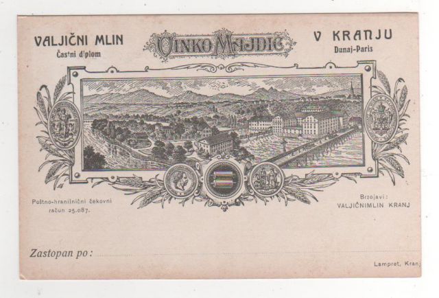 MAJDIČEV VALJČNI MLIN V KRANJU - 30€