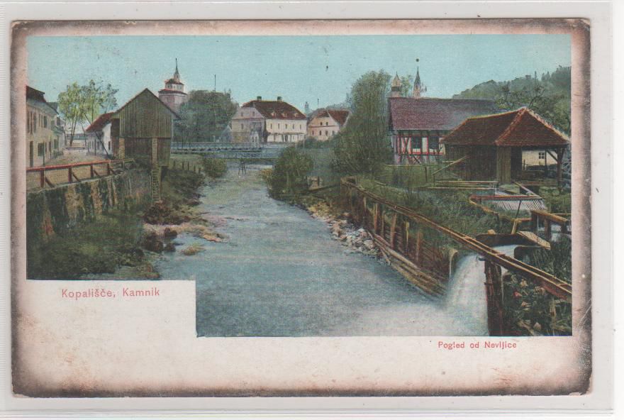 KOPALIŠČE, POGLED OD NEVLJICE 1915 - 25€