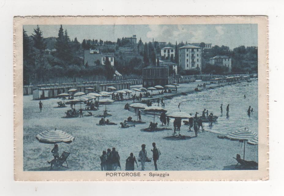 PORTOROŽ 1929, kopalci na plaži - 15€