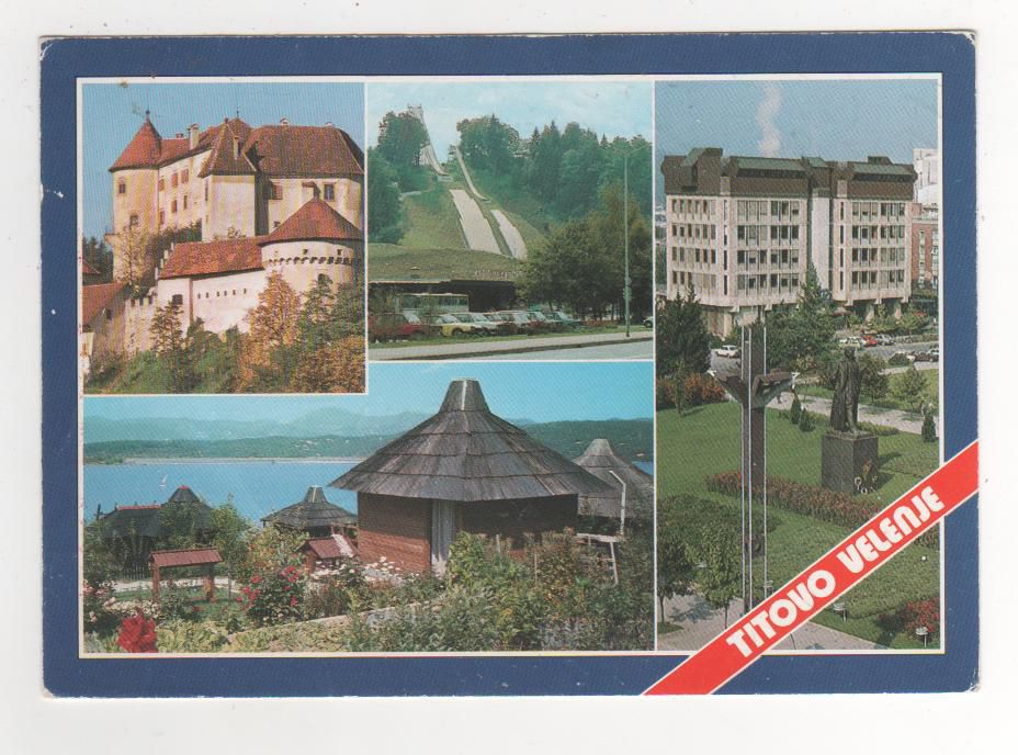 TITOVO VELENJE ,GRAD, SKAKALNICA, JEZERO - 3€