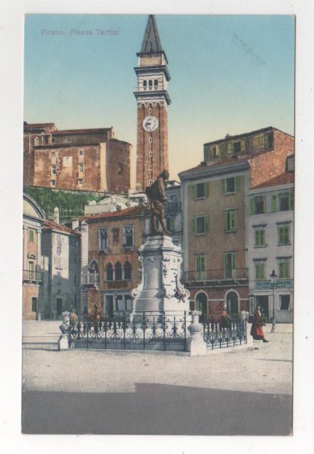 PIRAN 1914,Tartinijev spomenik - 18€