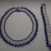 ogrlica in zapestnica v netting tehniki - oddani