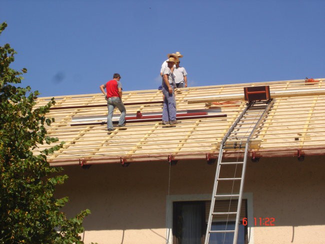 Prenova strehe na gasilskem domu - foto povečava