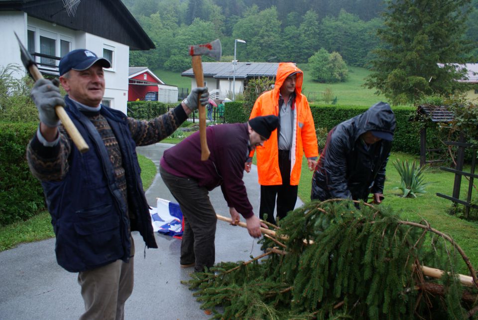 Postavitev mlaja 2011 - foto povečava