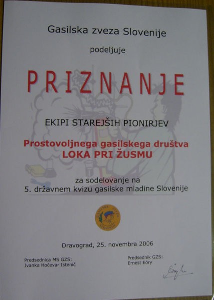 Državni kviz Dravograd, 25.11.2006 - foto