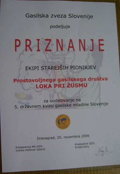 Državni kviz Dravograd, 25.11.2006 - foto