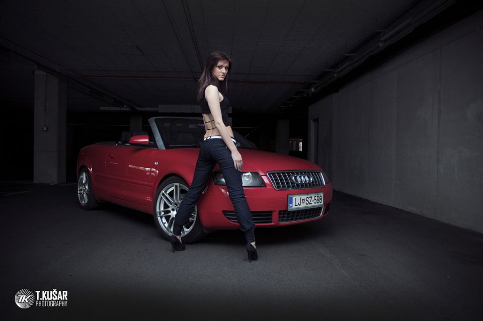 Edvina & A4 cabrio - foto povečava