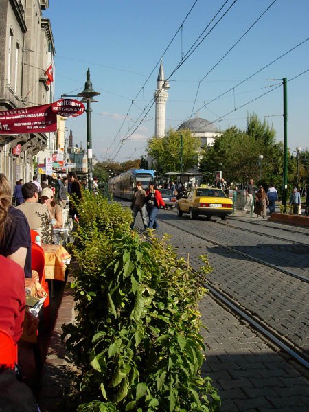 tramvaj v Istanbulu..
