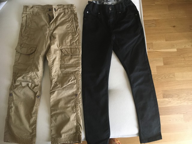 Okaidi, H&M hlače 122-134