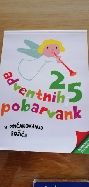 Knjige, pobarvanka - foto
