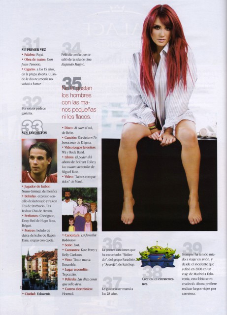 Dulce María na revista Gente (Junho de 2009) - foto