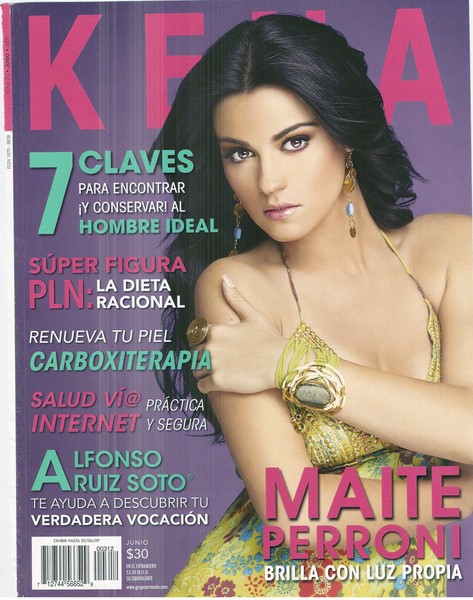 Maite na revista Kena (Junho de 2009) - foto