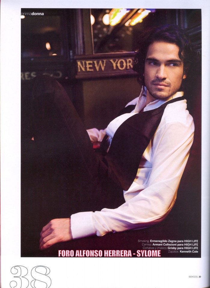 Alfonso na revista Be Model (Junho de 2009) - foto povečava
