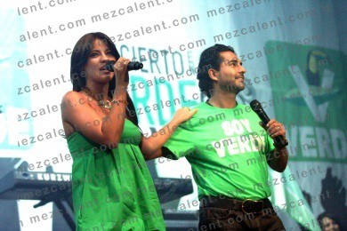 Maite apresentando o Concierto Verde (29.06.0 - foto