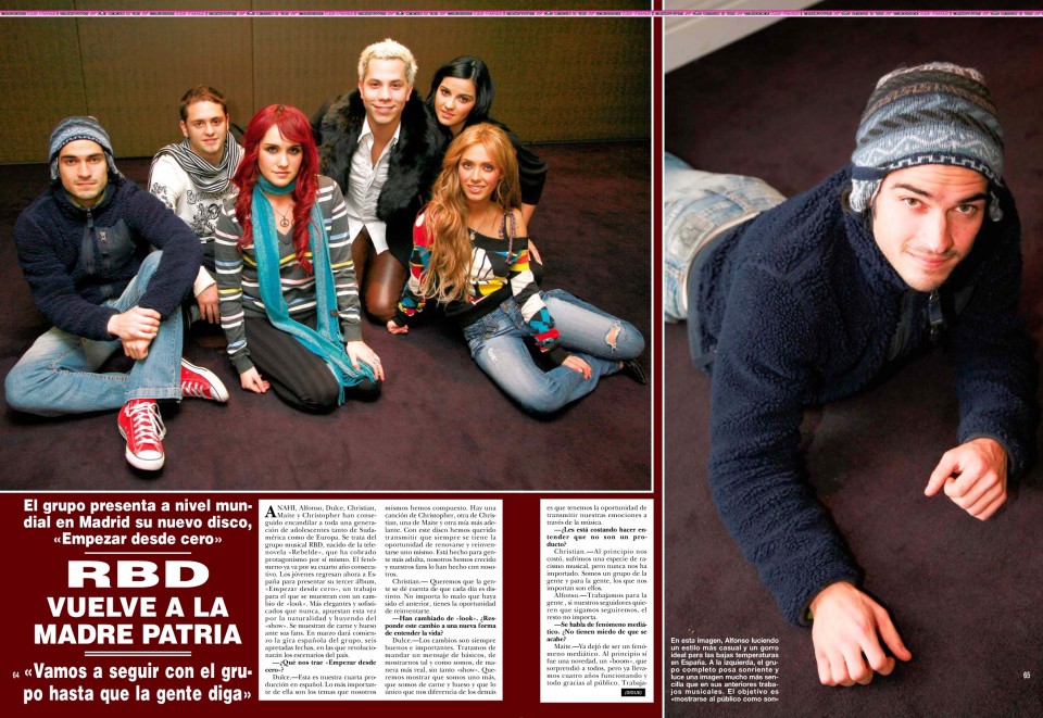 RBD na revista Hola! (Dezembro de 2007) - foto povečava