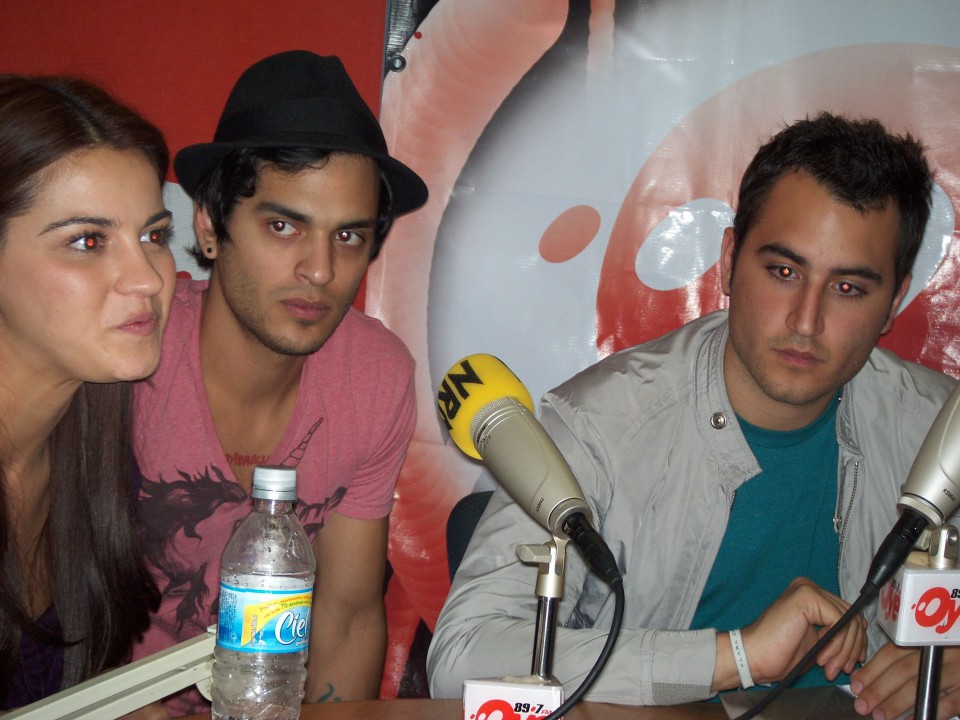 Maite e Reik na rádio Oye 89.7 FM (14.07.09) - foto povečava