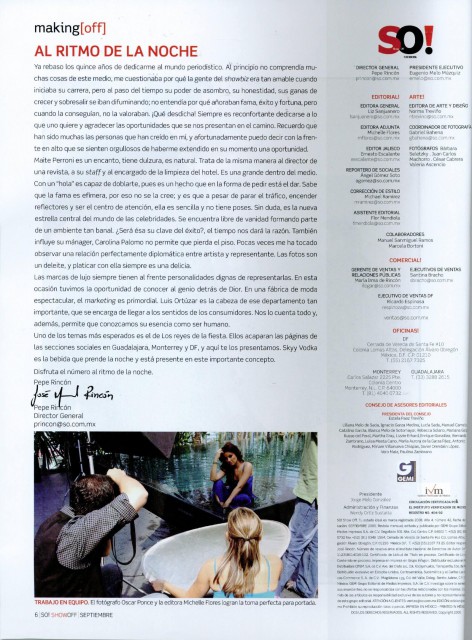 Maite na revista SO! (Setembro de 2009) - foto