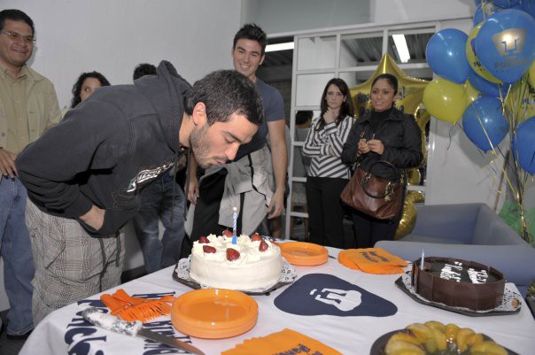 Alfonso comemorando aniversário (28.08.09) - foto