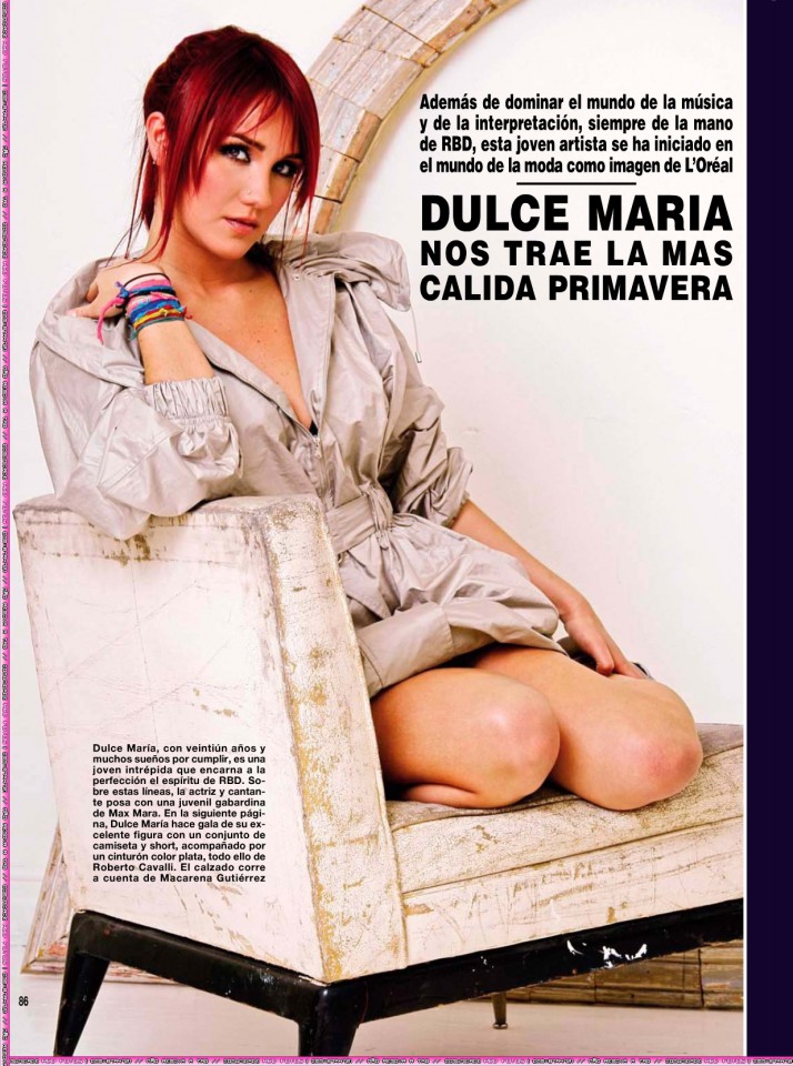 Dulce María na revista Hola! (Abril de 2007) - foto povečava