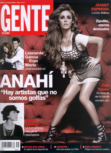 Anahí na revista Gente (Setembro de 2009) - foto