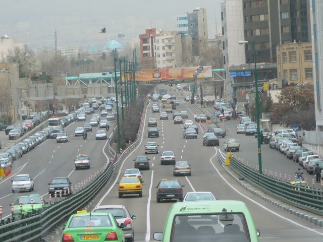 Promet v Teheranu.