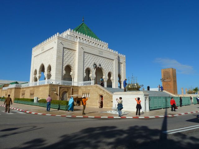 Mavzolej Mohameda V. v Rabatu.