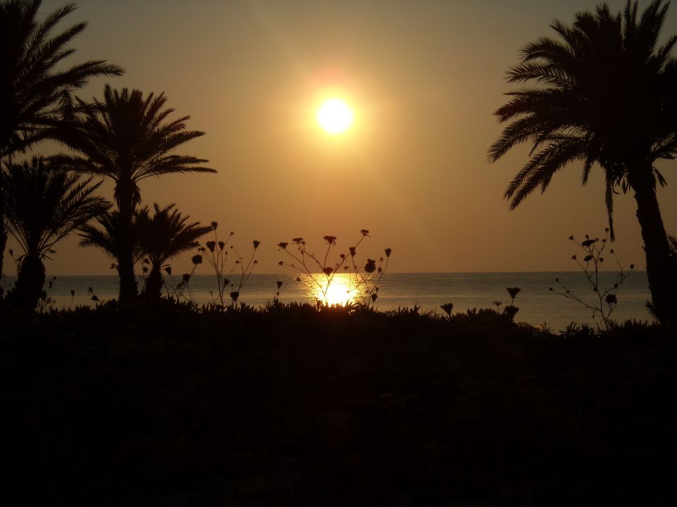 Sončni vzhod na Djerbi - foto povečava