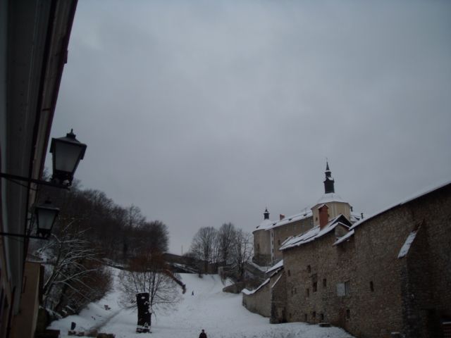 Pogled na Škofjeloški grad