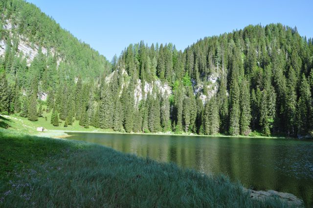 Planina pri jezeru - foto