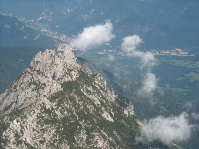 Juliske alpe -pogled iz zraka - foto