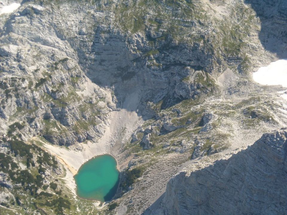 Juliske alpe -pogled iz zraka - foto povečava