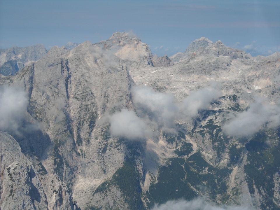 Juliske alpe -pogled iz zraka - foto povečava