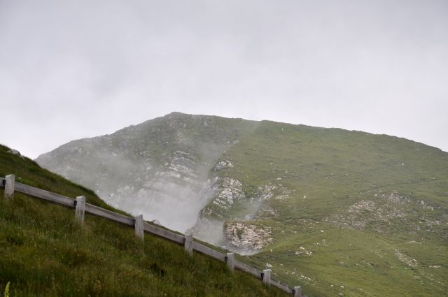 Mangart v megli - foto