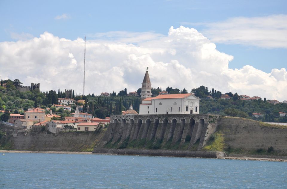 Piran- pogled z morja - foto povečava