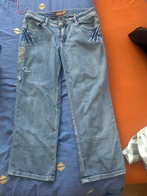 3/4 jeans hlače 40/L