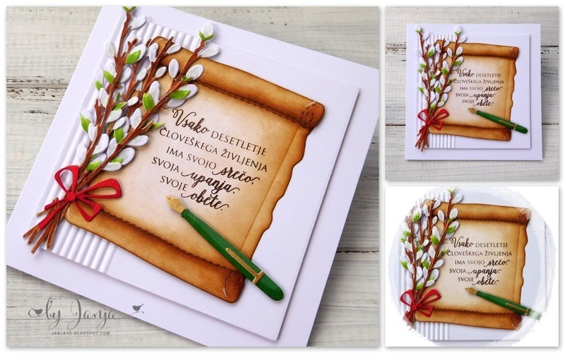 Voščilnice s cvetjem - foto povečava